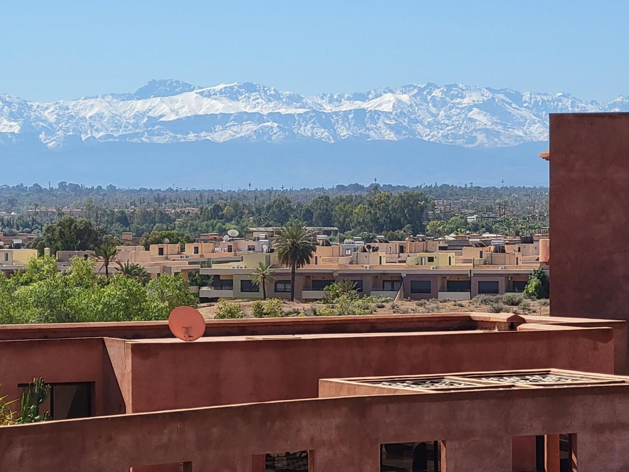 Apartamento Appart Vue Piscine Et Montagne Marrakech Marrakesh Exterior foto